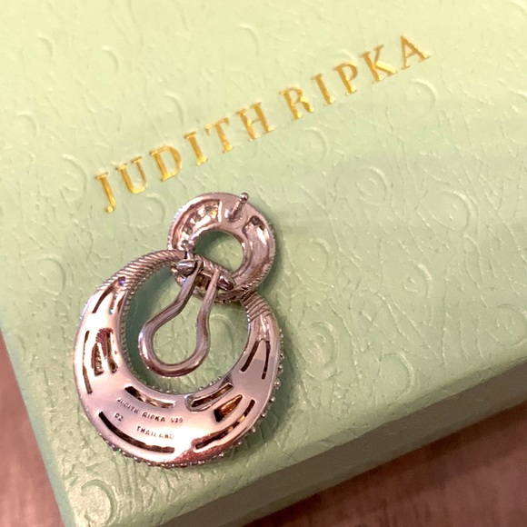 Retired Judith Ripka earrings - Picture 6 of 6